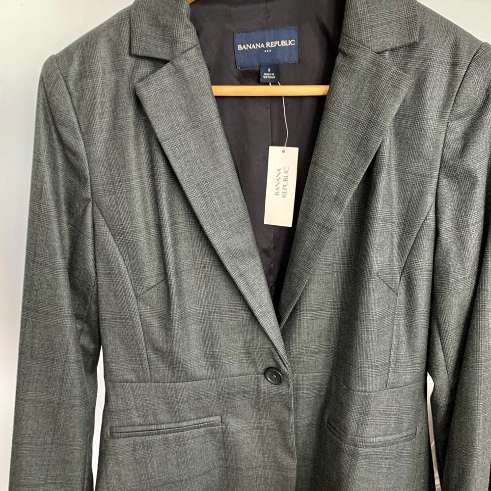 Suit skirt in gray